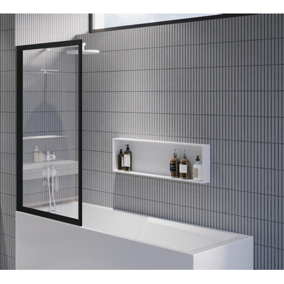 RIHO Lucid GD501 badwand 80x150cm helder glas zwart