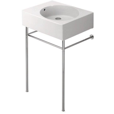 Duravit Scola wastafel 61,5 x 46 bak links zonder kraangat wit