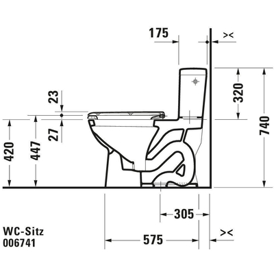 Duravit D-code WC-zitting 47.5x36x5cm Kunststof wit Glanzend