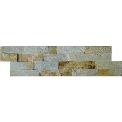 SAMPLE Kerabo Wandtegel Schiste flatface stonepanel beige slate Natuursteenlook Breukruw Beige