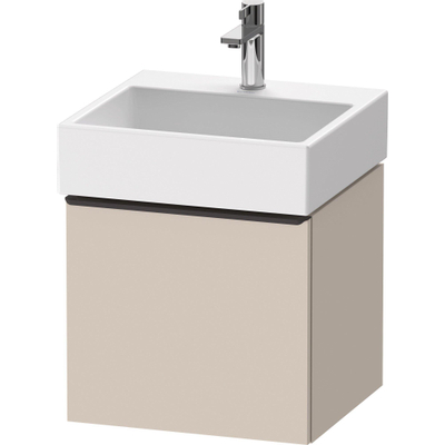 Duravit D-Neo wastafelonderkast 48.4x44x44.2cm 1 lade Taupe Mat