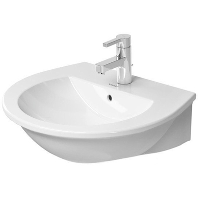 Duravit Darling New wastafel 55x48cm 1 kraangat wit