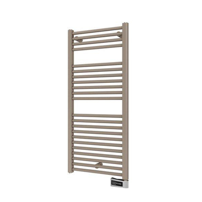 Plieger Palermo-EL III/Fischio elektrische designradiator horizontaal 1111x500mm 500W zandsteen