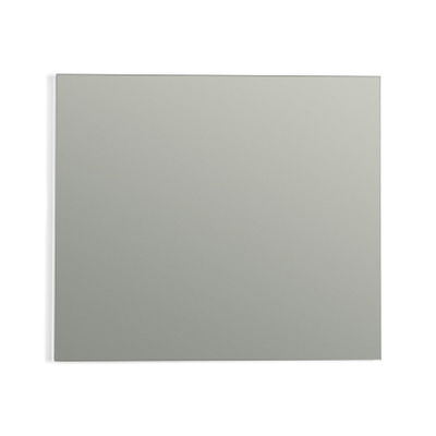 Saniclass Alu spiegel 80x70x2.5cm rechthoek zonder verlichting aluminium OUTLET