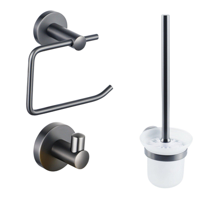 FugaFlow Eccelente Acces toiletset 3-delig Gunmetal PVD