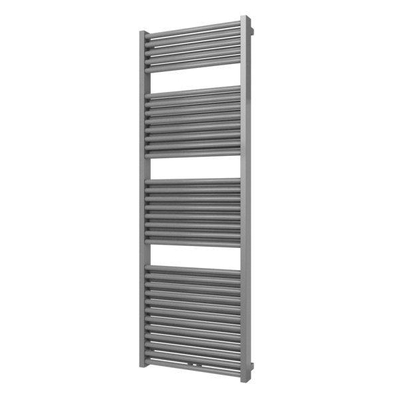 Plieger Imola M designradiator horizontaal met middenaansluiting 1770x600mm 1359W zilver metallic