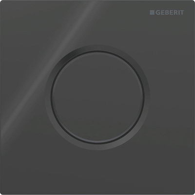 Geberit type 01 urinioir bedieningsplaat - pneumatisch - vierkant - Gitzwart RAL 9005