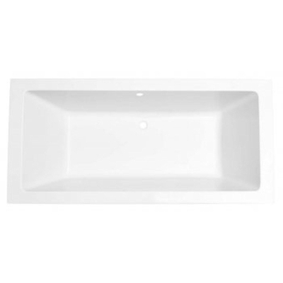 Xellanz Wiesbaden Santino SQ inbouw duo ligbad 180x80x49 cm mat wit