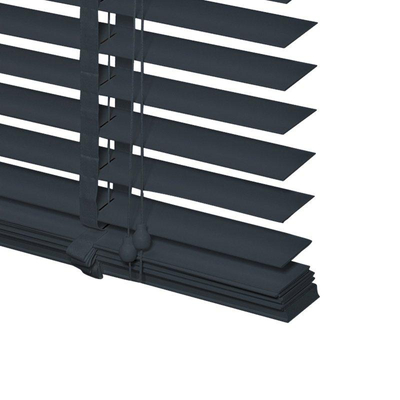 Intensions Jaloezie 110x175x6cm lamellen 5cm Hout met Aluminium raamwerk Donkergrijs