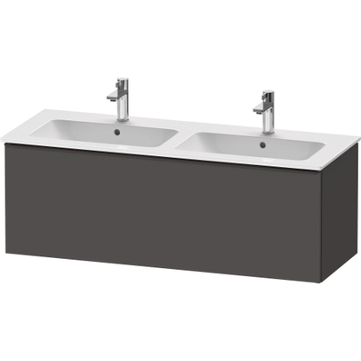 Duravit D-Neo wastafelonderkast 128x44x46.2cm 1 lade Grafiet Mat