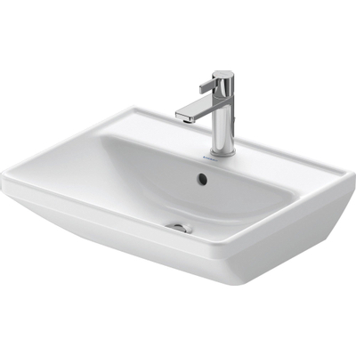 Duravit D-Neo wastafel 55x44x16.5cm 1 kraangat rechthoek Keramiek Wit