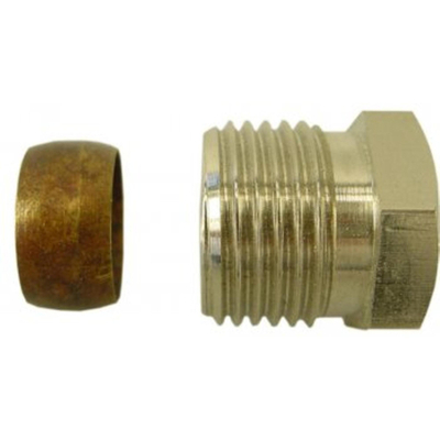 Riko Knelset - 1/2"x15 mm - extra lang - vernikkeld