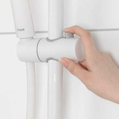 Tiger Twiss Regendoucheset met kraan Wit