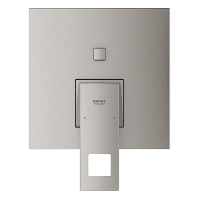 GROHE Eurocube afbouwdeel v. inbouw badkraan m. omstel supersteel