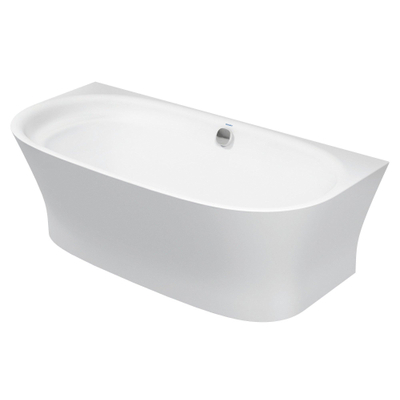 Duravit Cape Cod half vrijstaand bad - 190x90x64cm - DuraSolid - wit