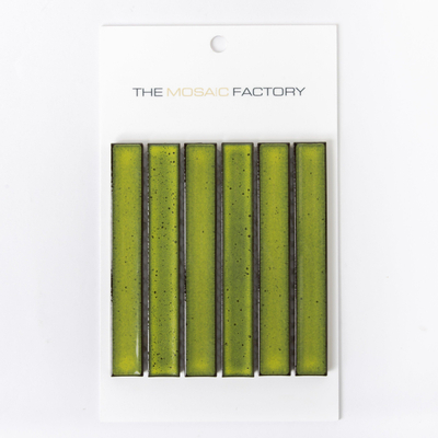 SAMPLE The Mosaic Factory Sevilla mozaïektegel 2x14.5x0.8cm voor wand kitkat finger Keramiek groen