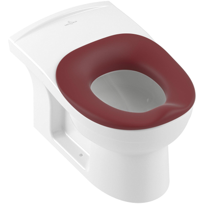 Villeroy & Boch O.novo Kids kinderclosetzitting zonder deksel cherry red