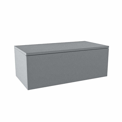 Mondiaz ALAN MODULE Wastafelonderkast - 80x41x30cm - 1 lade - push to open - Plata