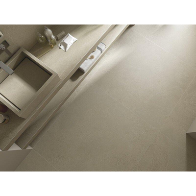 Cifre Ceramica Norwich wand- en vloertegel - 60x60cm - gerectificeerd - Betonlook - Sand mat (beige)