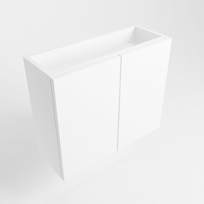 Mondiaz FOWY fonteinonderkast - 60x22x50cm - 2 deuren - push to open - softclose - Talc