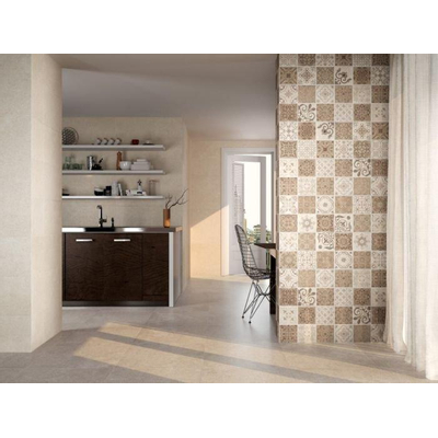 Baldocer Ceramica Pierre wand- en vloertegel - 60x60cm - 10mm - Vierkant - gerectificeerd - Natuursteen look - Mat taupe