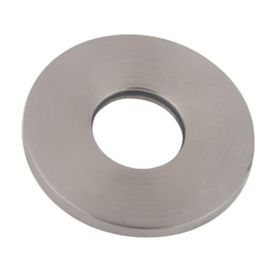 Wiesbaden Caral rozet voor inbouw uitloopgedeelte geborsteld staal