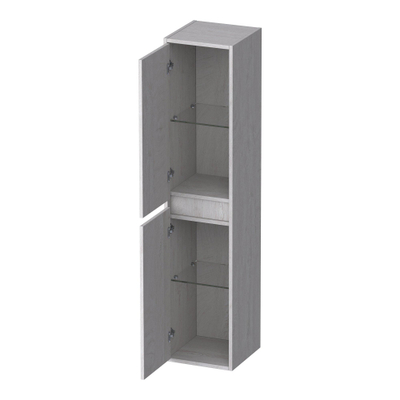 BRAUER Adore badkamerkast - 160x35x35cm - met 2 deuren greeploos links- of rechtsdraaiend Forest Seashell