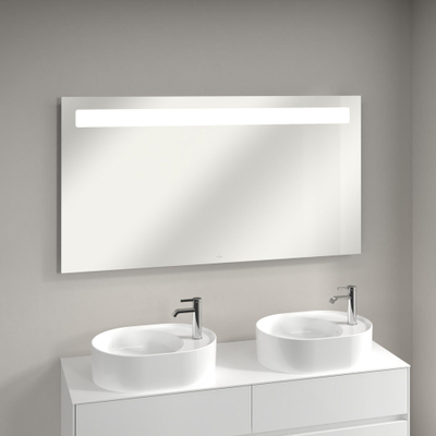 Villeroy & Boch More To See spiegel met geïntegreerde LED verlichting horizontaal 3 voudig dimbaar 140x75x4.7cm