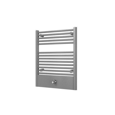 Plieger Lucca designradiator horizontaal 775x600mm 415W zilver metallic