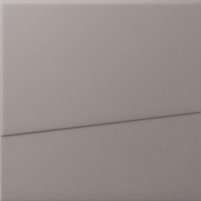 Mosa Murals Lines Wandtegel 15x15cm 7mm witte scherf Mid Warm Grey #4