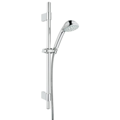 GROHE Relexa 100 Five Glijstangset - 60cm - ronde handdouche - 5 straalsoorten - gladde doucheslang - chroom