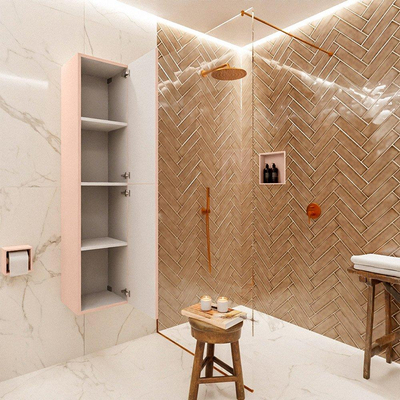 MONDIAZ BEAM Kolomkast - 160cm - 2 deuren - Rosee