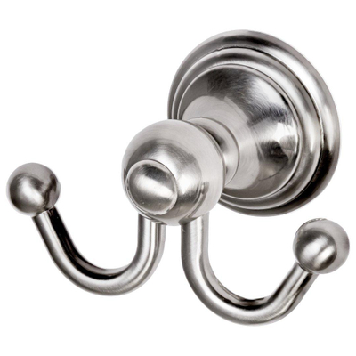 Haceka Allure Handdoekhaak - dubbel - geborsteld RVS