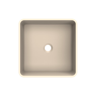 Arcqua Case waskom - vierkant - 37x37cm - mat zand