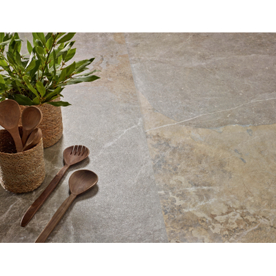 SAMPLE STN Cerámica Strato vloer- en wandtegel Natuursteen look Light (Grijs)