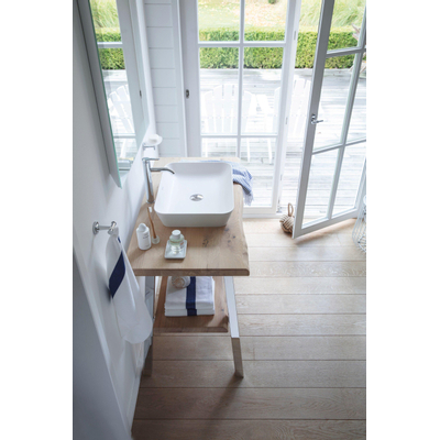 Duravit Cape Cod waskom rechthoekig zonder kraangat zonder overloop 55x40cm wit