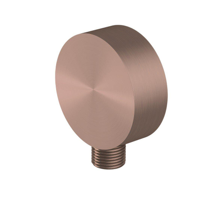 Hotbath Archie Wanduitlaat - Geschikt voor doucheslang - geborsteld koper PVD