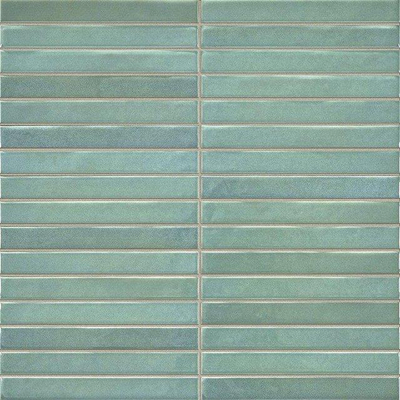 SAMPLE La Platera Cerámica Kromo Keramische wandtegel - 35x35cm - 9.2mm - Groen