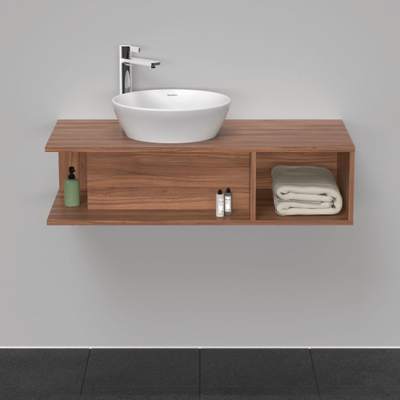 Duravit D-Neo wastafelonderkast 100x26x48cm Noten Mat