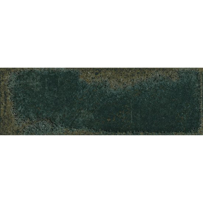 SAMPLE Colorker Enjoy Decor-strip - 10x30cm - 8mm - gerectificeerd - Porcellanato - Emerald (Groen)