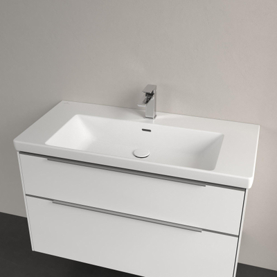 Villeroy & boch Subway 3.0 meubelwastafel 100cm 1 krgt met overloopC+ stone white