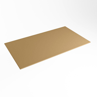 Mondiaz TOP 51 Topblad - 90x51x0.9cm - geschikt voor afdekplaat - Solid surface - Oro