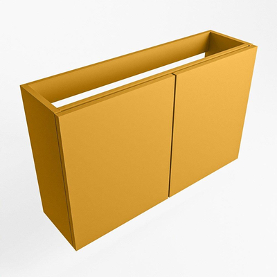 Mondiaz FOWY fonteinonderkast - 70x22x50cm - 2 deuren - push to open - softclose - Ocher