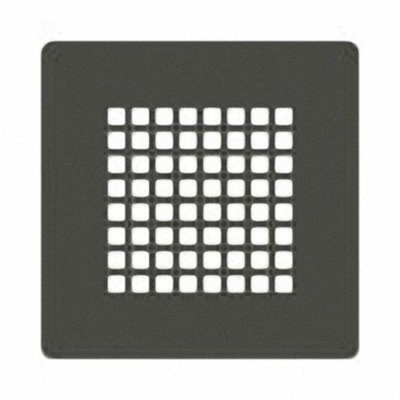 Xenz Soft douchebakafvoer Square cover mat zwart