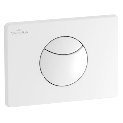 Villeroy & Boch Viconnect 2 knops bedieningsplaat wit