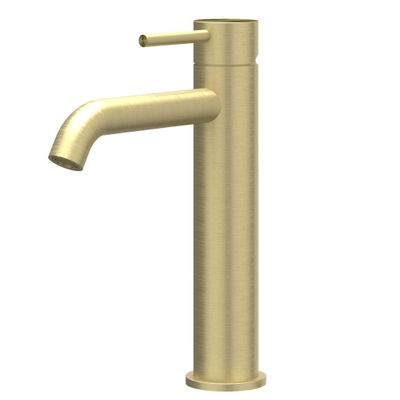 IVY Concord Wastafelmengkraan - opbouw - middelhoog - coldstart - RVS316 - geborsteld mat goud PVD