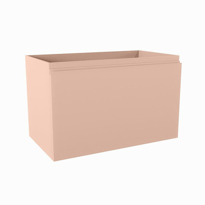 Mondiaz FLOTT wastafelonderkast - 80x45x50cm - 2 uitsparing midden - softclose - Rosee