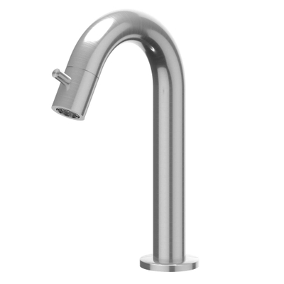 IVY Concord Fonteinkraan - gebogen - opbouw - laag - RVS316 - geborsteld