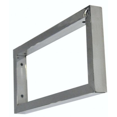 Wiesbaden Chroom vierkante supportbeugel 46x22