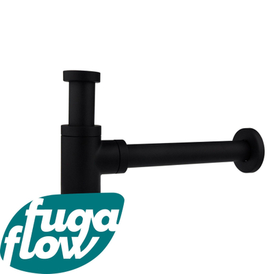 FugaFlow Efficiente Sobrado verlaagd sifon mat zwart -